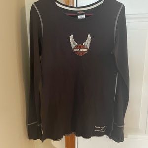 Women’s long sleeve thermal Harley Davidson top